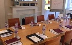 Set-up for an on-site training session